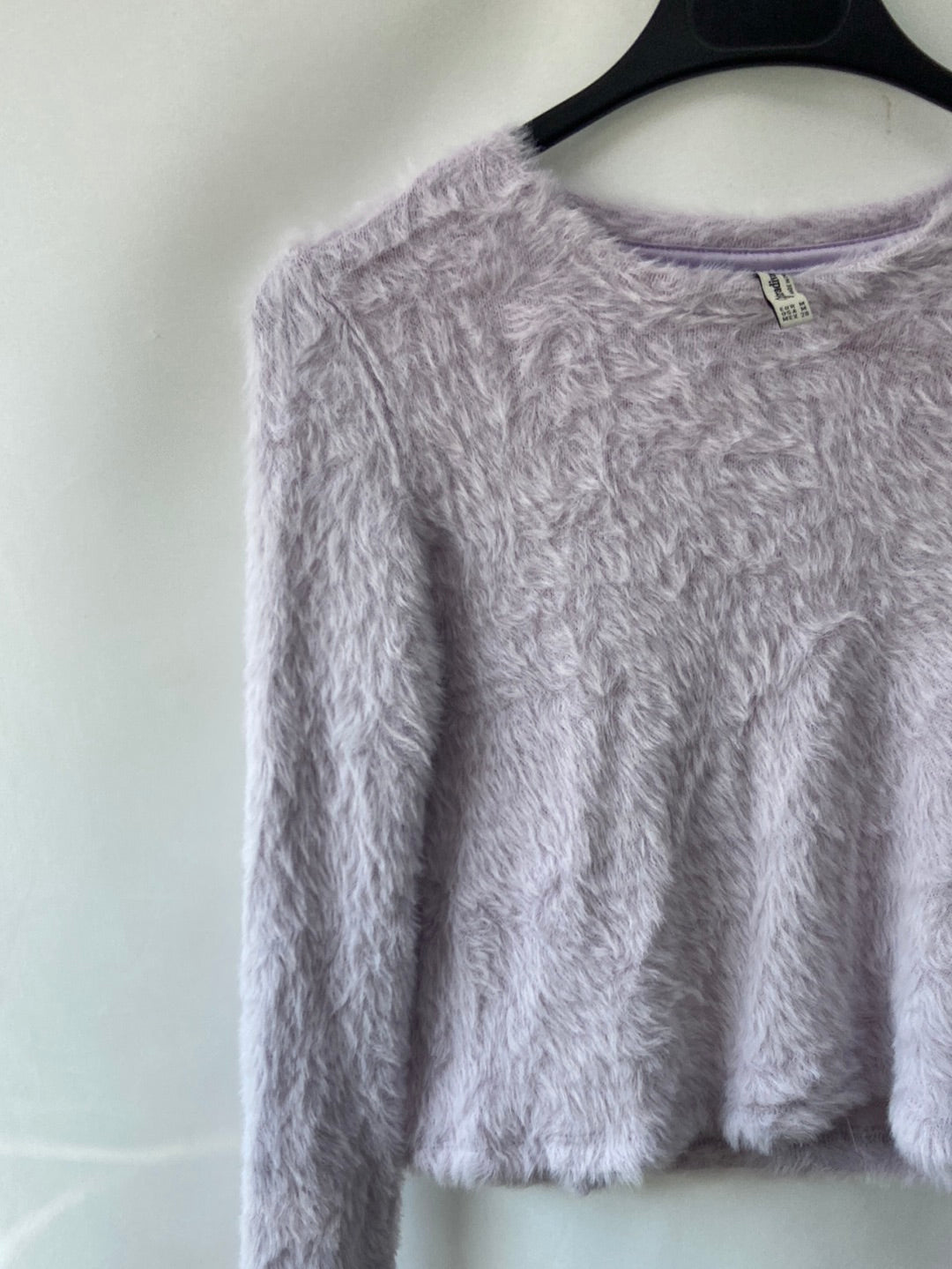 STRADIVARIUS.Lilac fur sweater Tm (s/m)