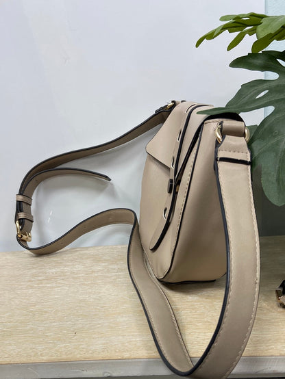 OTHERS. Beige shoulder bag