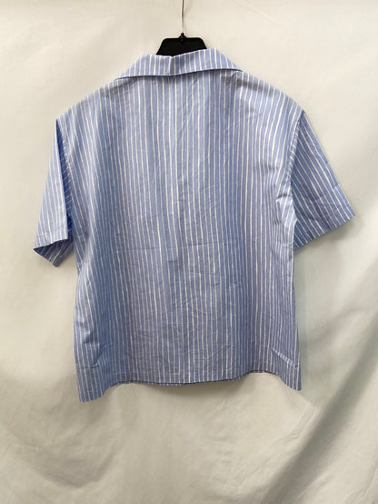 UNIQLO.Camisa rayas manga corta oversized T.S