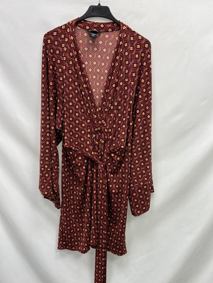 OTRAS.Vestido corto estampado T.M