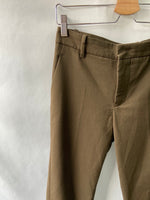 ZARA. Pantalones pinza verdes