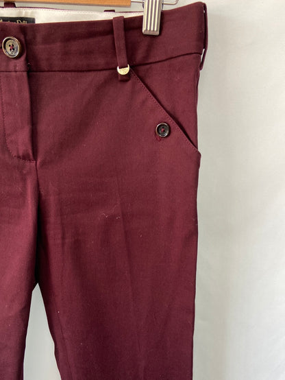 MASSIMO DUTTI. Burgundy dress pants S.36