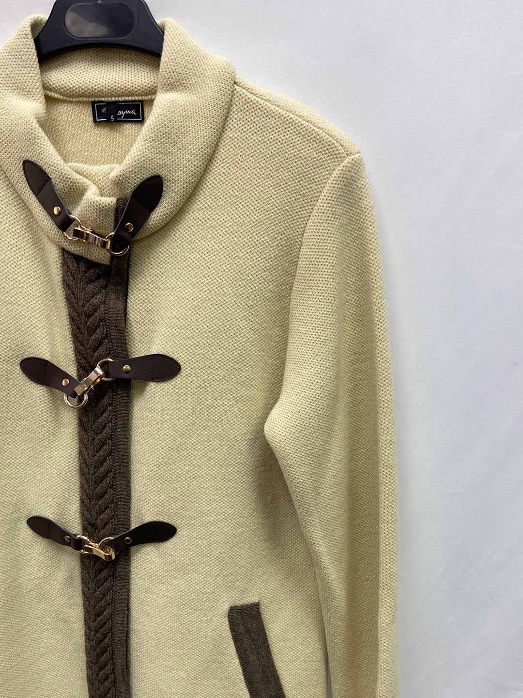 ROYMA. Beige and brown jacket TS/M