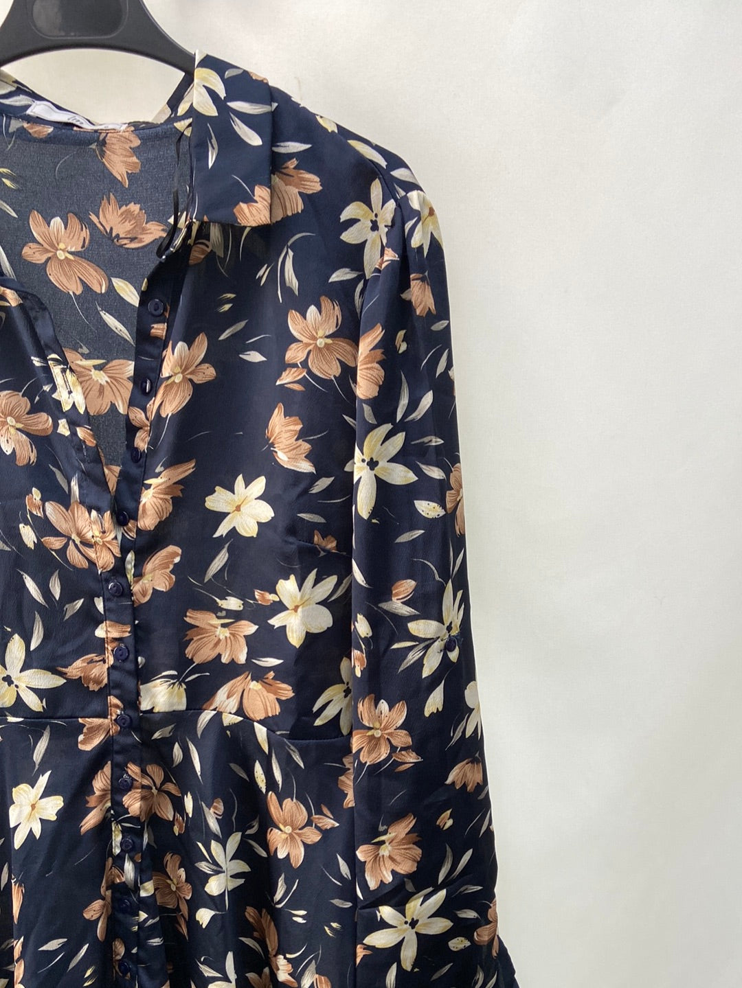 LM.Vestido camisero flores T.S