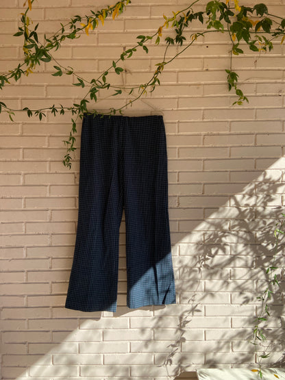 NICE THINGS. Pantalón cuadros acampanado T.36