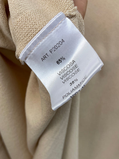 PHISIQUE DU ROLE. Beige knit sleeveless sweater S. Xs