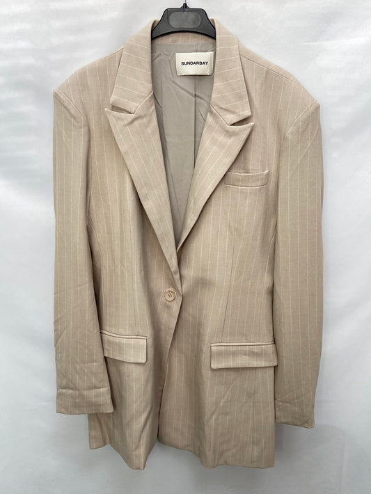 SUNDAYBAY.Chaqueta oversized estilo blazer beige T.M