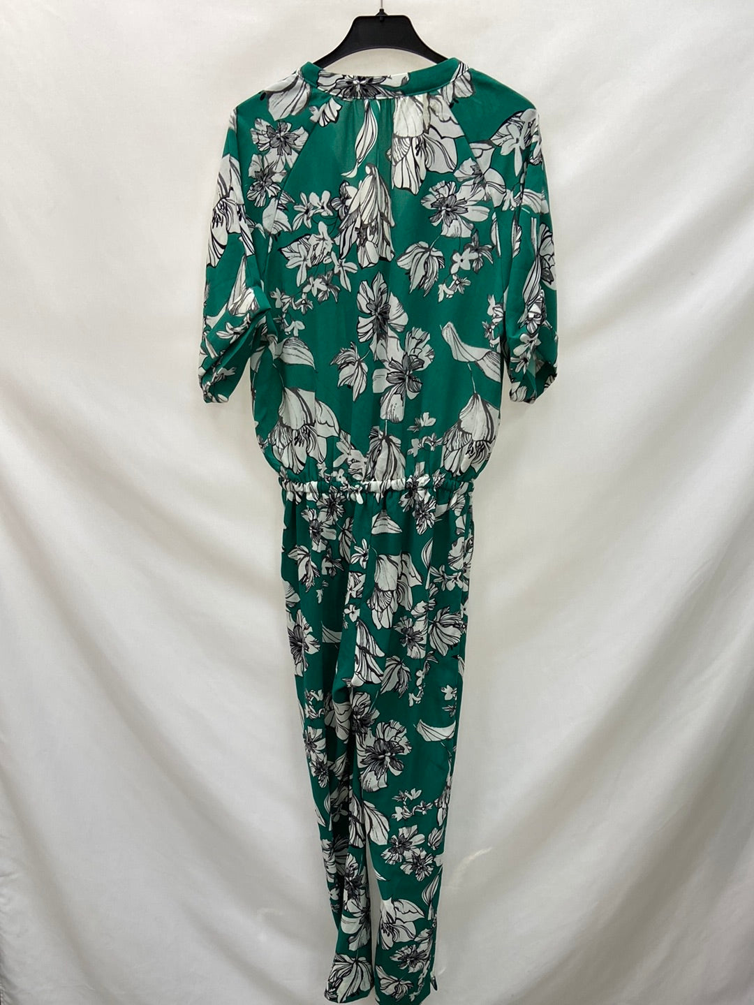 OTRAS.Mono largo verde estampado TU (S)