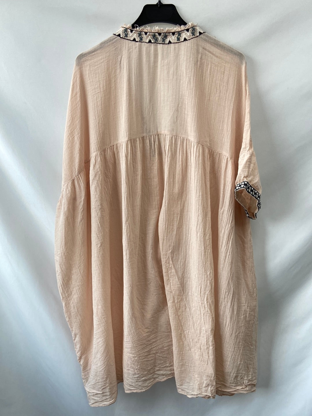 ZARA.Vestido estilo caftan oversized T.XS/S