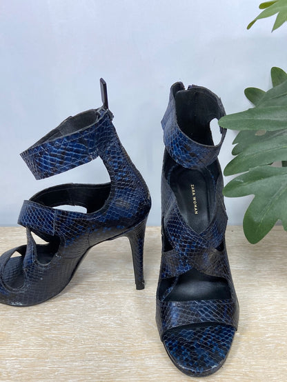 ZARA. Snake strap heels S.39