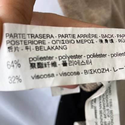 ZARA.Top bicolor doble textura T.S