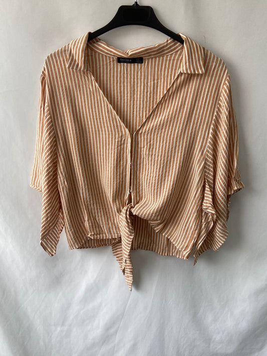 BERSHKA .Blusa rayas lazada T.S