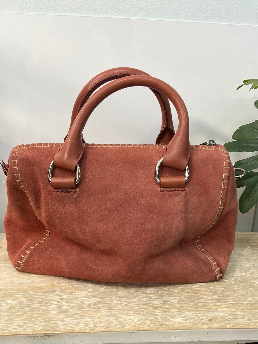 BIMBA Y LOLA.Bolso mediano piel rosa (Tara)