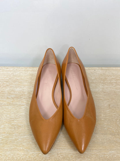 BOHEMIAN. Bailarina piel camel T-38