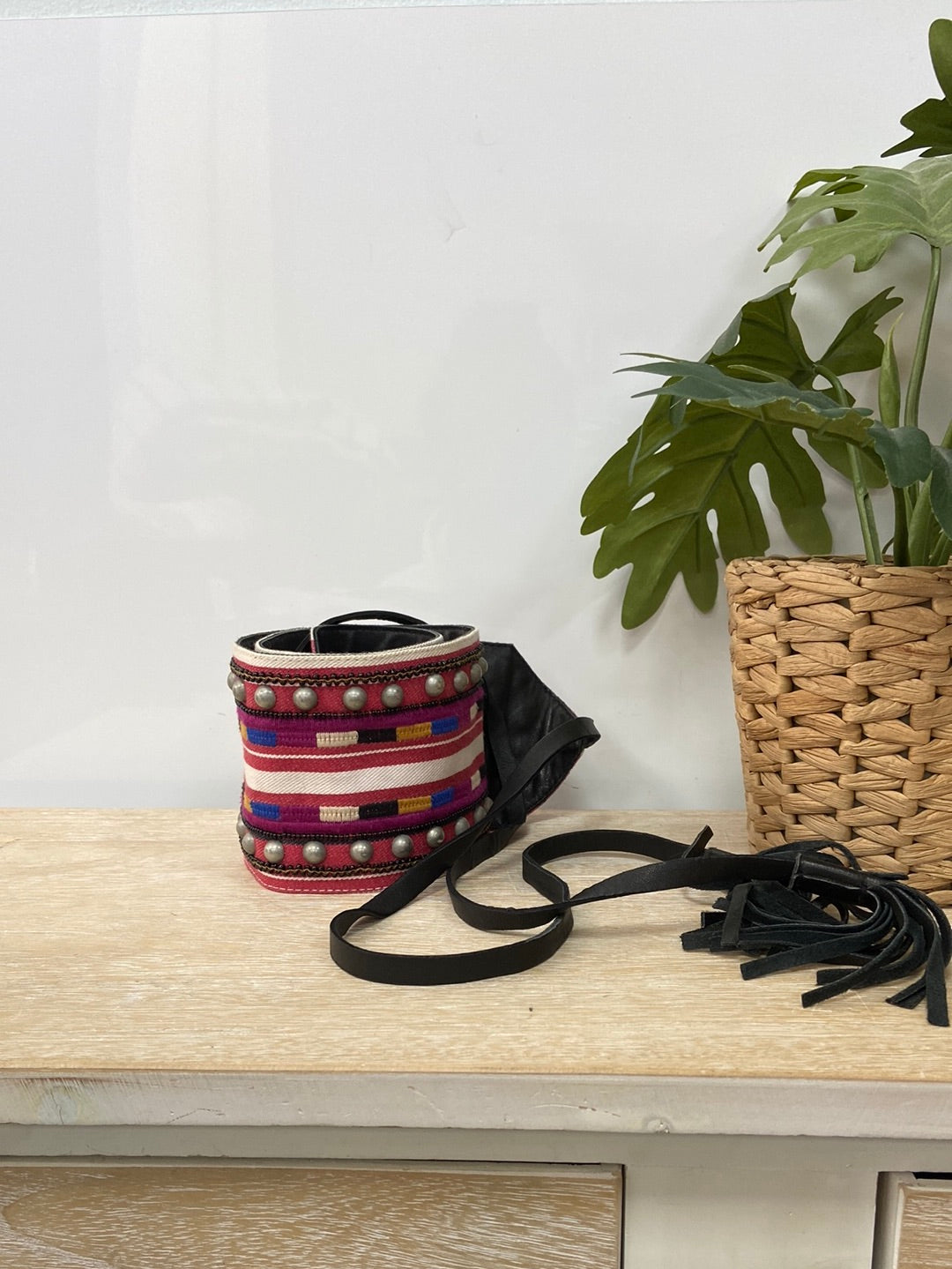 ISABEL MARANT. Leather sash-style belt