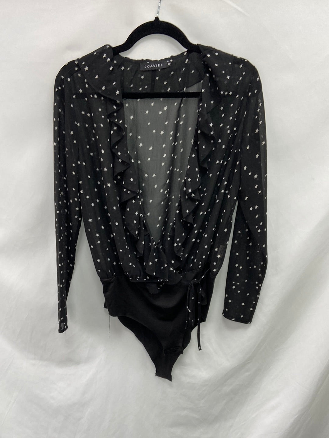 LOAVIES.Body negro estrellas T.XS