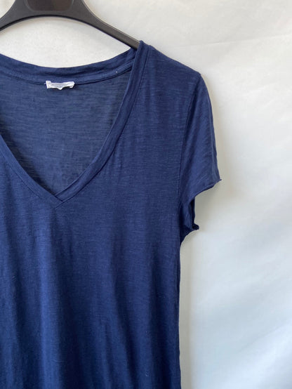 AMERICAN VINTAGE.Ts blue basic t-shirt