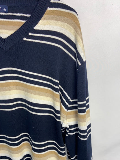 DUSTIN.Jersey rayas punto oversized T.s