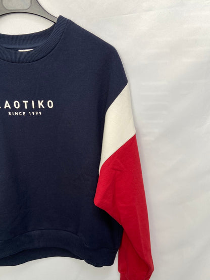 KAOTIKO.Sudadera tricolor T.M