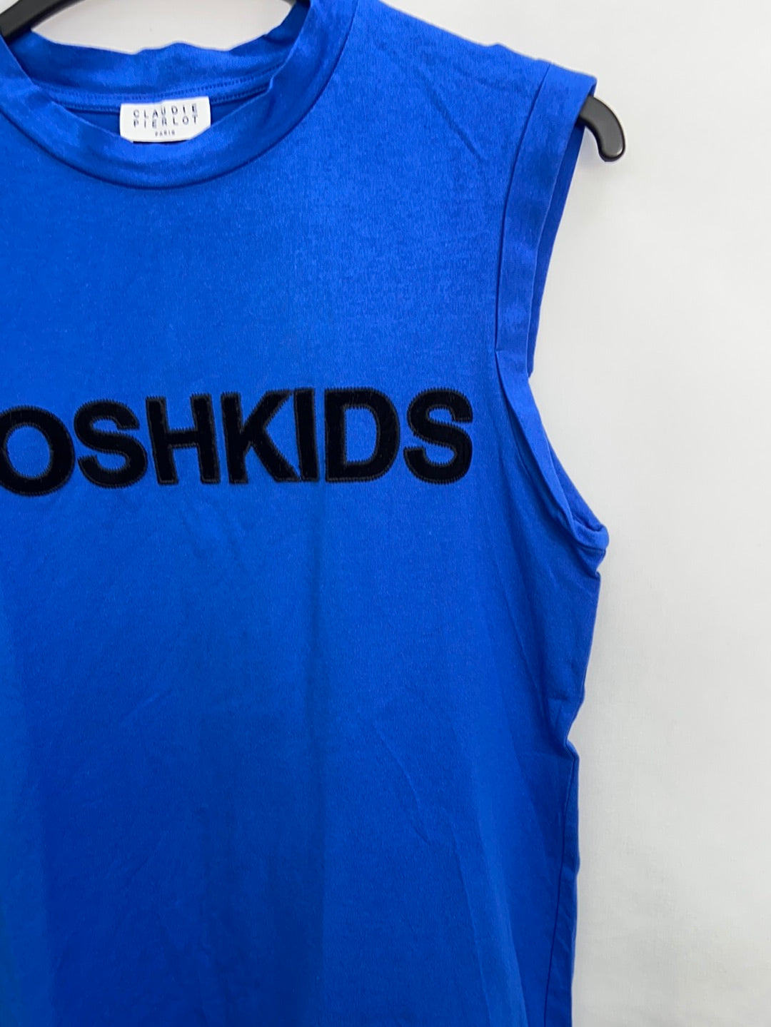 CLAUDIE PIERLOT. POSHKIDS tm blue t-shirt