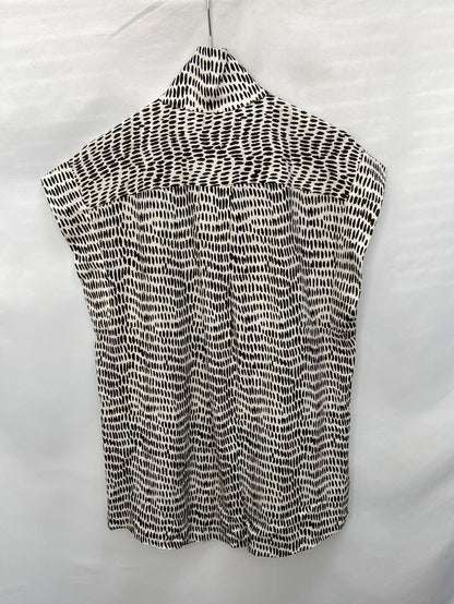 MASSIMO DUTTI.Ts printed oversized top