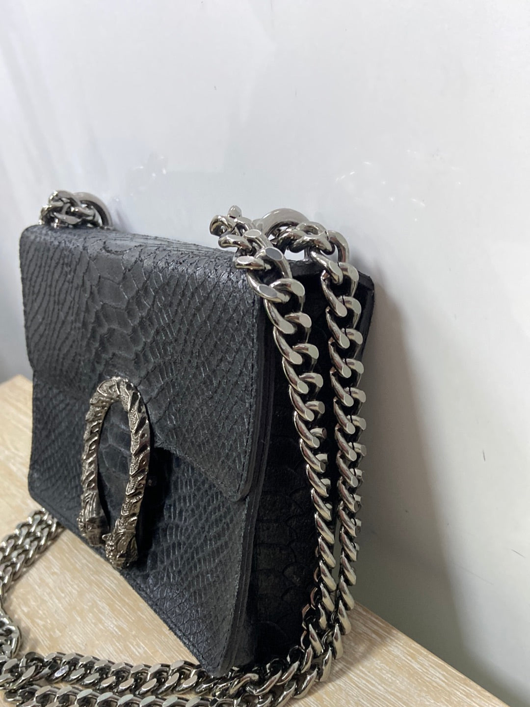 OTRAS.Bolso negro piel