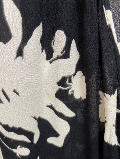 H&amp;M x JOHANNA ORTIZ. Long black wrap dress Ts (Tara)