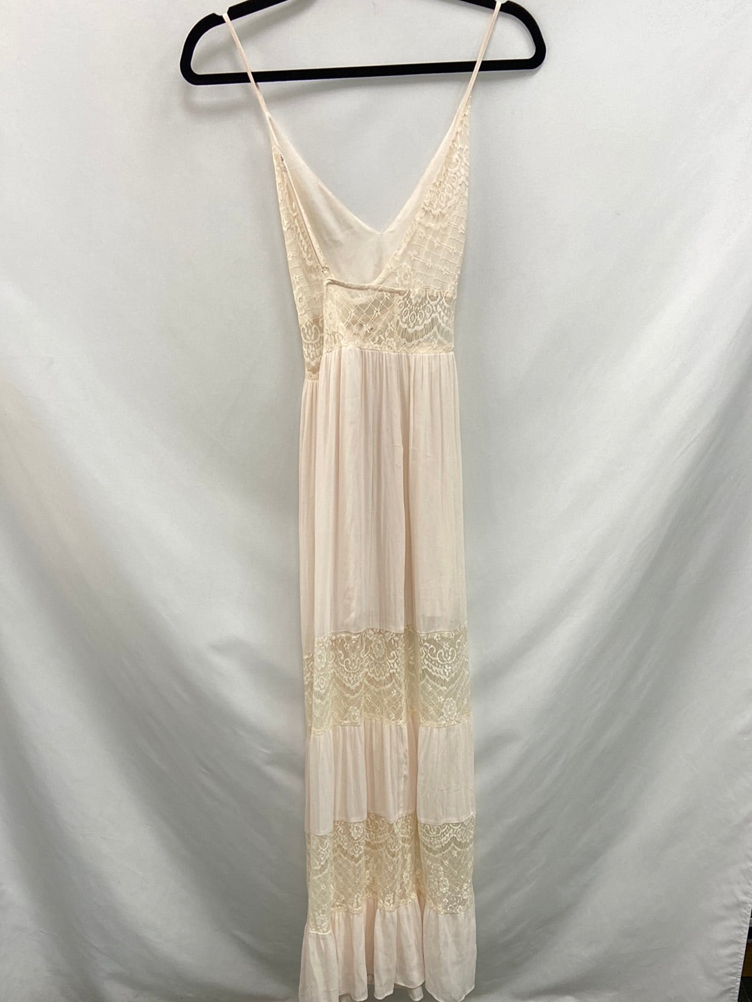 OTHERS. Long pink lace dress Your (s/m)