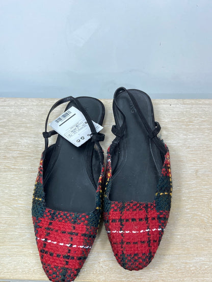 MANGO.Plaid ballerinas S.40