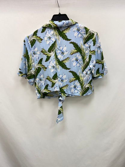 ASOS.Cropped blouse with bow, size 34