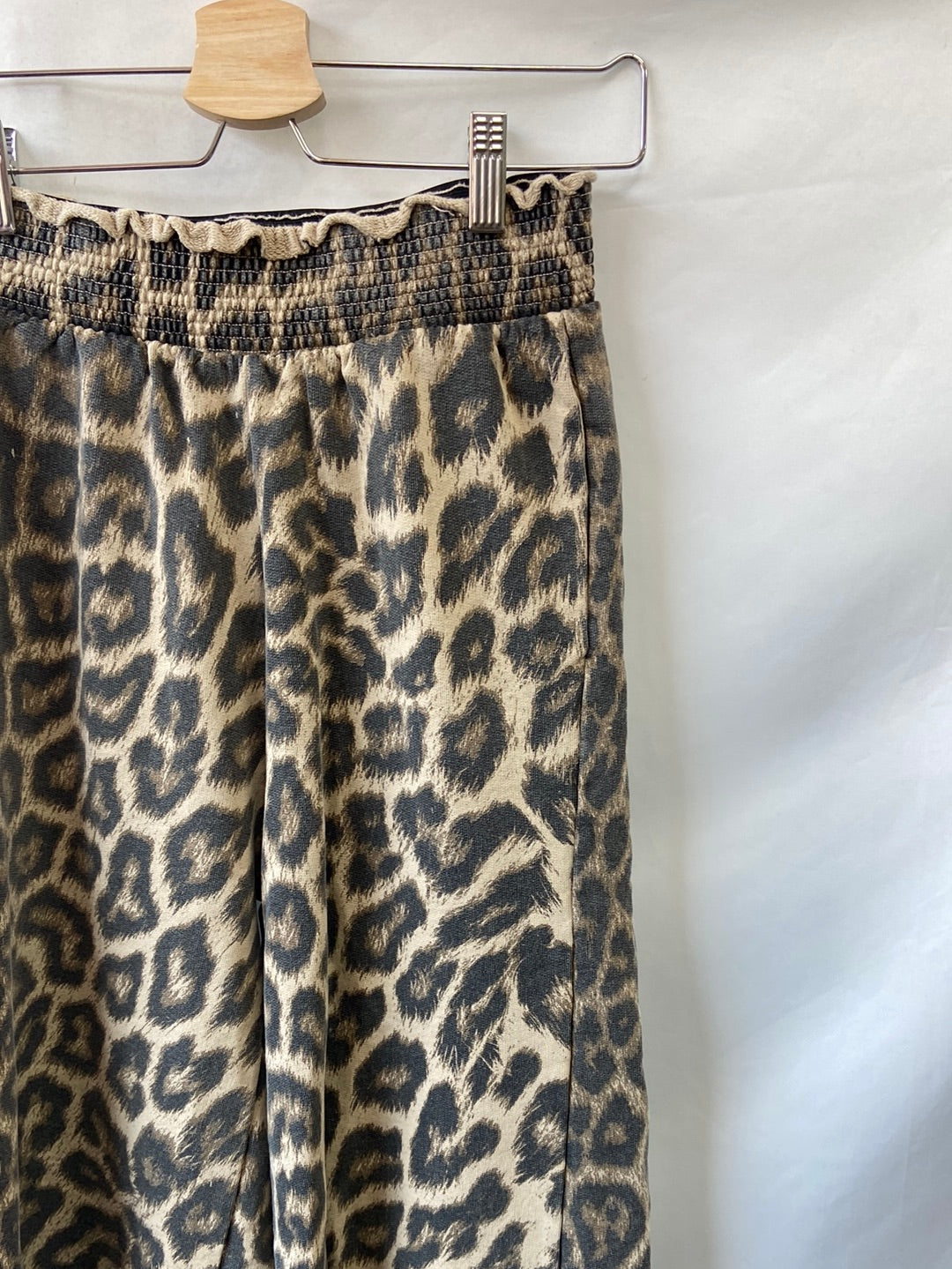 A THE SHOP. Leopard print straight leg trousers TU (36)
