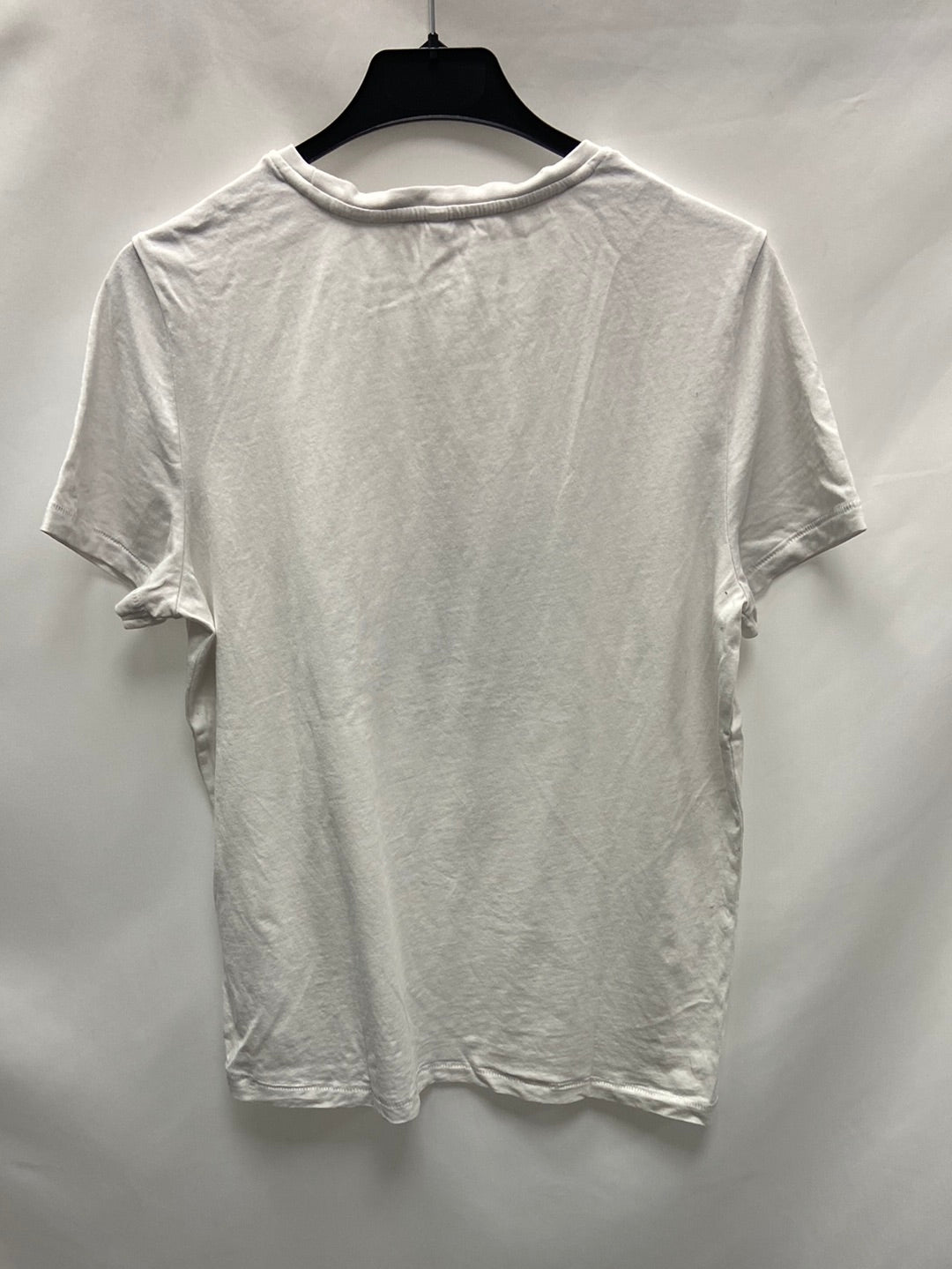 ONLY.Camiseta blanca lentejuelas T.L