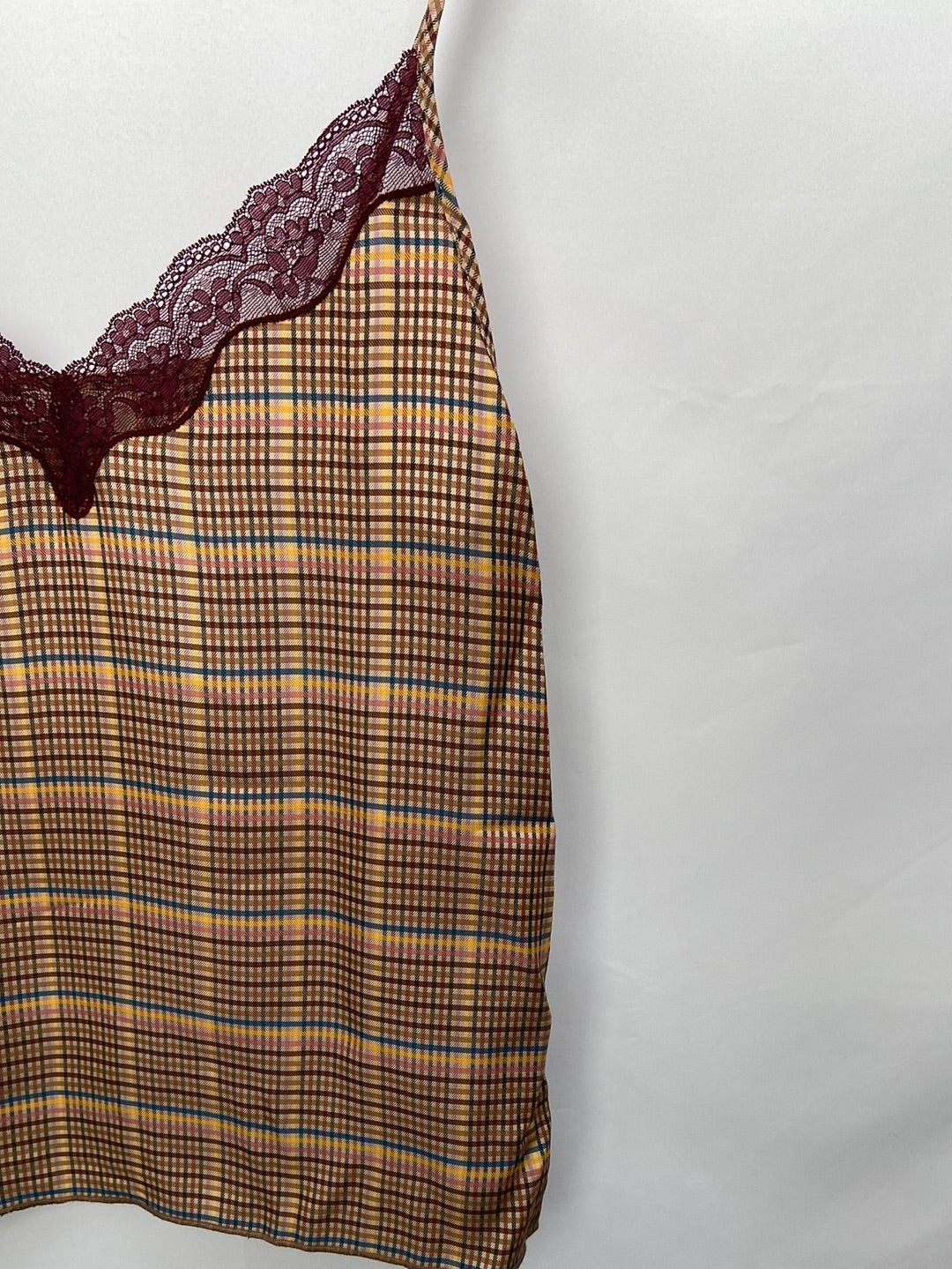 TCN.Checkered Lingerie T.XS
