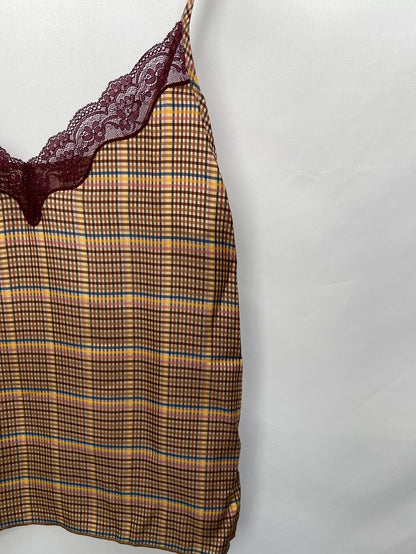 TCN.Checkered Lingerie T.XS