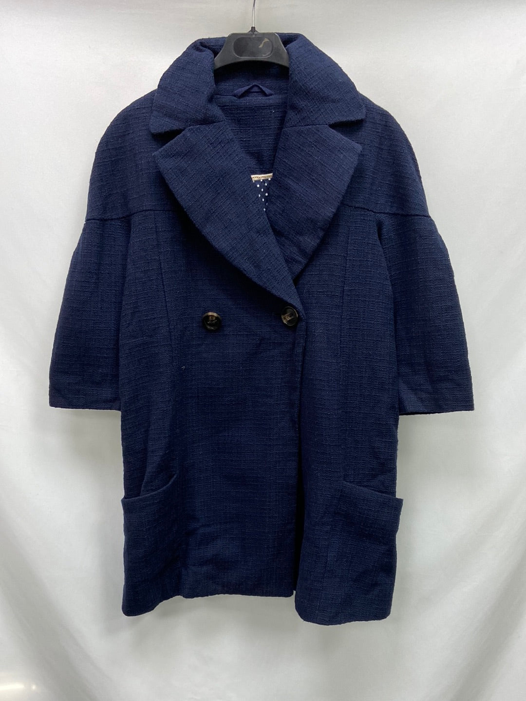 OTRAS.Abrigo azul marino T.S