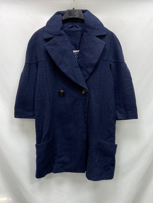 OTRAS.Abrigo azul marino T.S