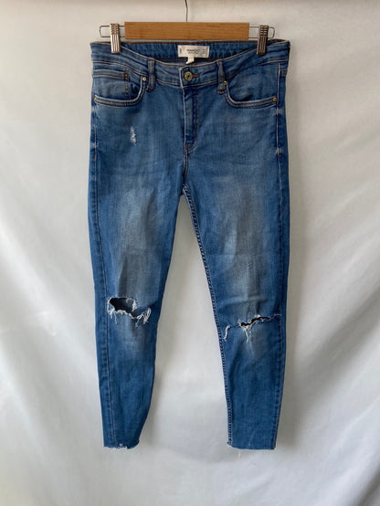 MANGO. Ripped skinny jeans, size 36