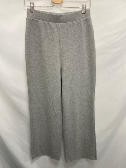 ZARA.Pantalones punto grises T.M