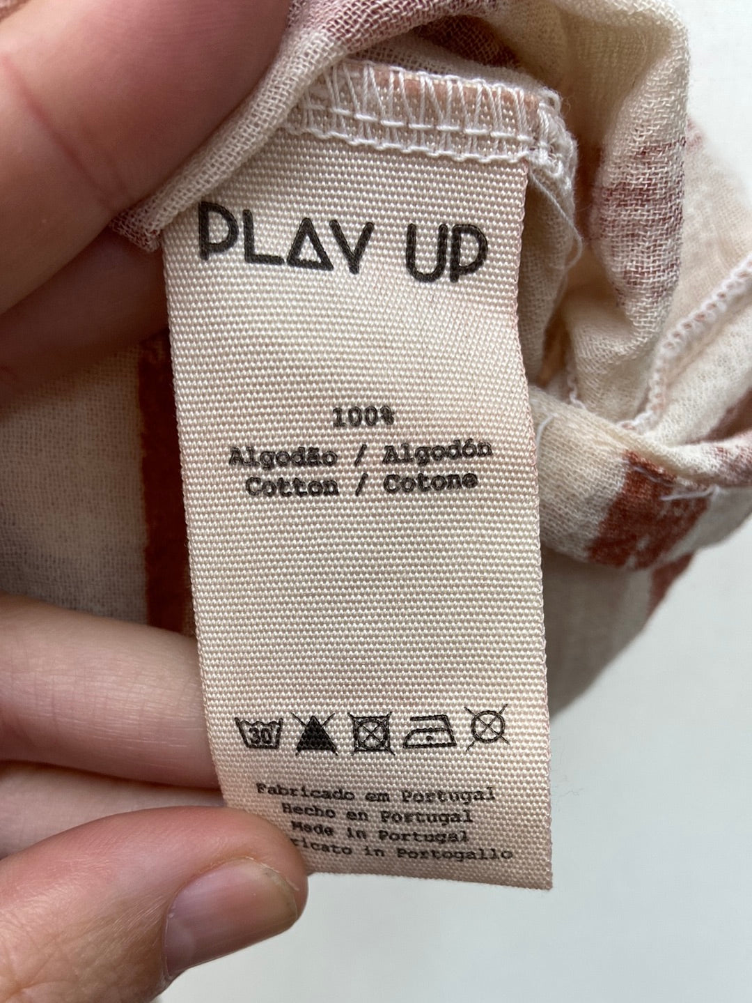 PLAY UP. Mono corto rayas T.24 meses