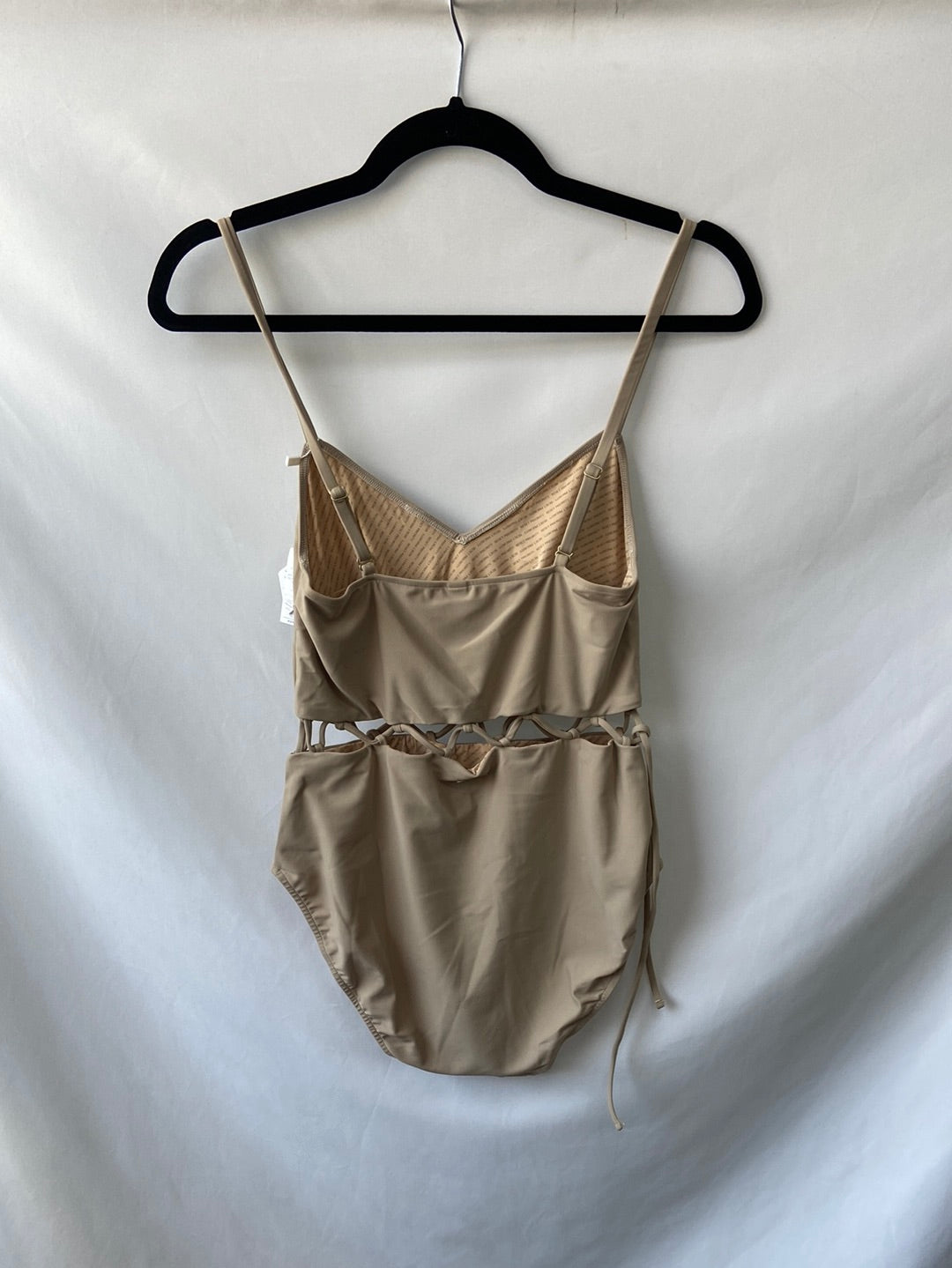 RESET PRIORITY. Bañador beige apertura  T.l