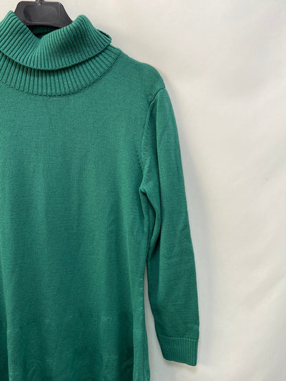 LA CASITA DE WENDI. Vestido punto verde T.u(m)