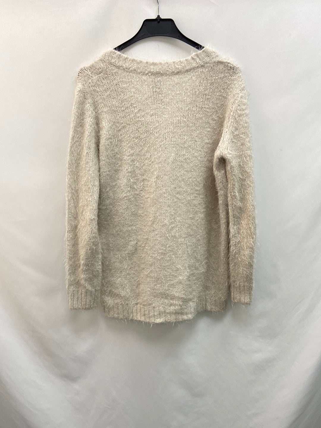 PULL&BEAR. Jersey beige pelito T.S