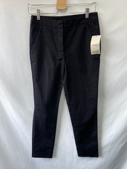 ZARA. Black trousers with ruffled pockets Tm