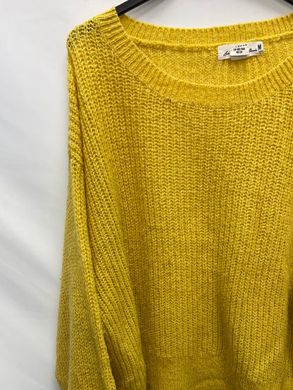 H&M.Jersey Amarillo punto oversized T.S
