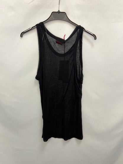 ZARA.Camiseta negra basica T.S