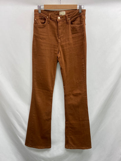 EASY WEAR. Pantalón campana teja T.38