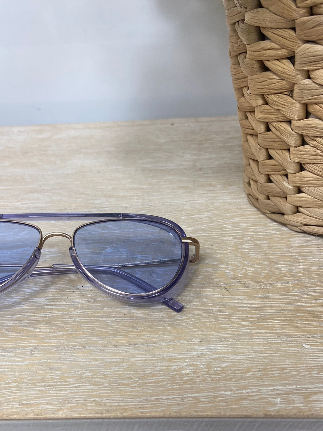 Gafas de sol azules retro