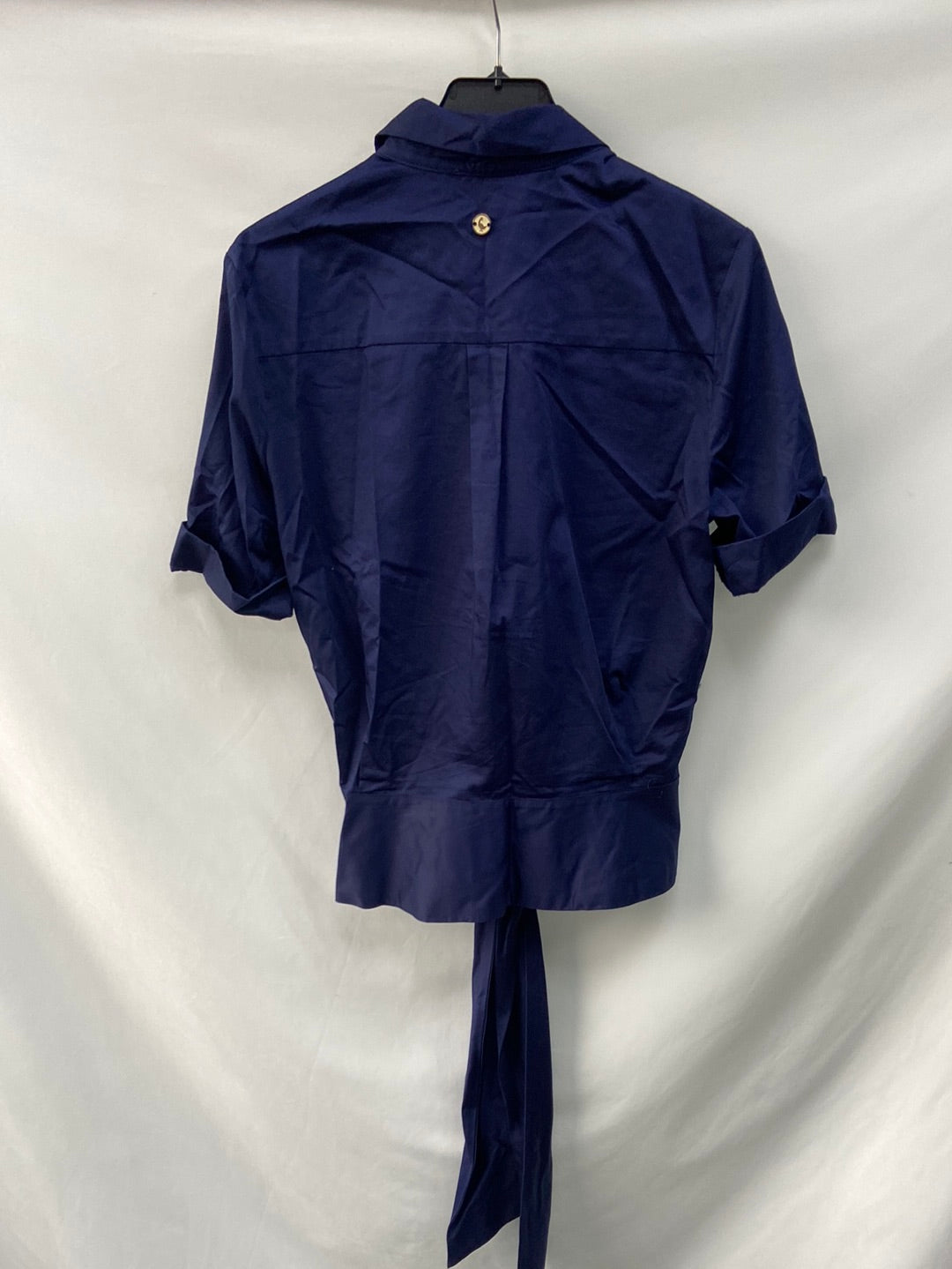THE GOOSE. Blue short-sleeved shirt, size 36