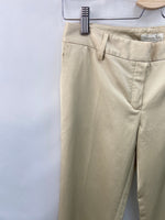 MASSIMO DUTTI. Pantalones beige T.36