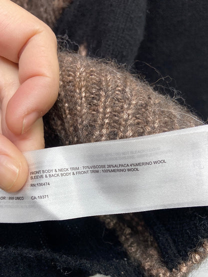 INTROPIA. Two-tone Ts sweater